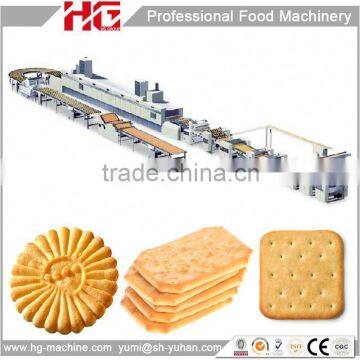 Automatic multifunctional biscuit factory machine