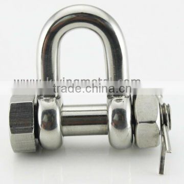 Over Size D Shackle With Nut And Cotter Pin