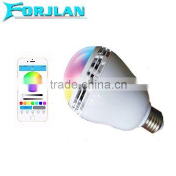 App Control Rgb Best Quality Bluetooth Led Bulb Speaker Bluetooth Bulb Lamp photo-4