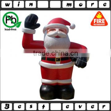 outhouse christmas inflatable greeting santa claus decorations