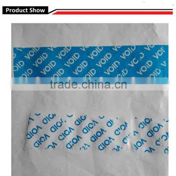 Tamper evident security courier bag tapes