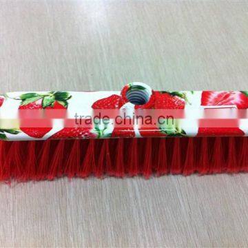 plastic broom with printed broom head