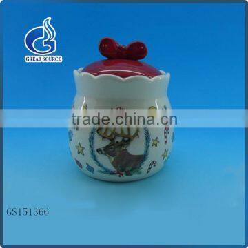 Cheap Ceramic Christmas Butter Dish With Lid photo-2