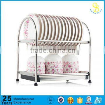 Guangzhou factory commercial stainless steel dish rack, two tiers stainless steel dish rack, hanging stainless steel dish rack