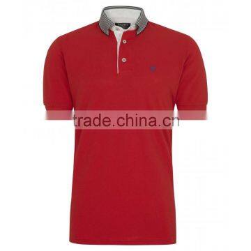 polyester cotton custom made male polo shirt