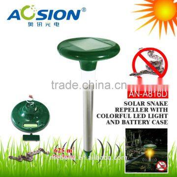 Waterproof for garden use LED Light solar sonic repel snakes