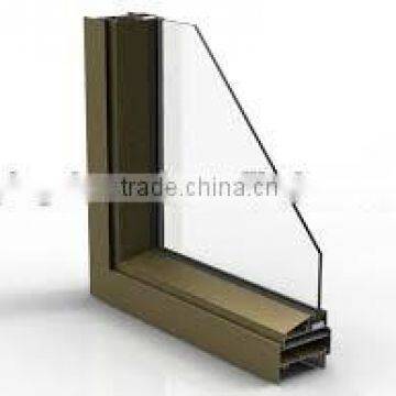 slding door with grille aluminum window profile