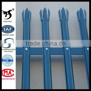 Commercial steel palisade with best price manufacture