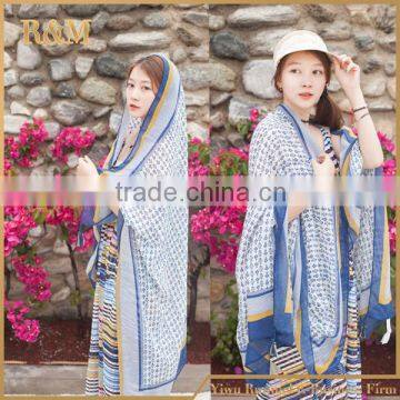 Best Prices Latest Woven Scarf With Tassels Women Scarves for Mother's Day photo-5