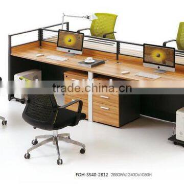 factory supply custom design office workstation for 4 people FOH-SS40-2812