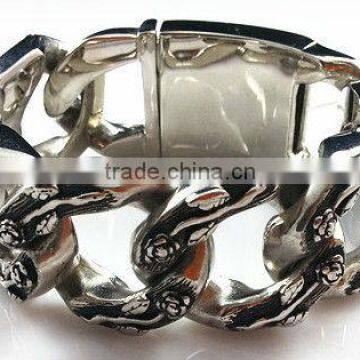 men's stainless steel big bracelet B500