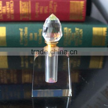 2016 most popular empty crystal beautiful perfume bottle