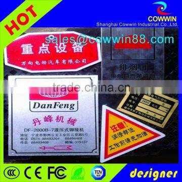 Custom Die Casting Zinc Alloy Antique Metal Nameplate photo-2