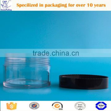 160ml Plastic pet cosmetic packaging cream jars