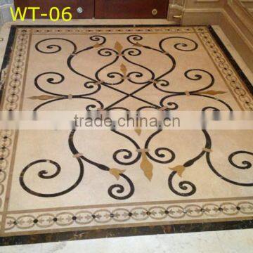 WT-06 china high quality water jet marble floor patterns