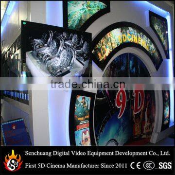 Hydraulic/Electric Theme Park Equipment Motion Ride 9d Cinema Kino