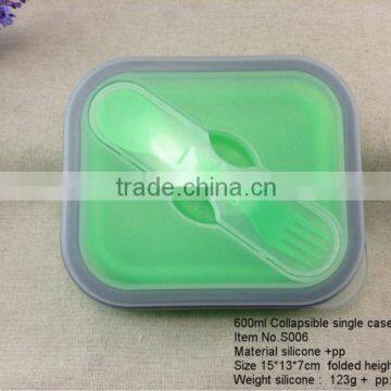 Factory price Silicone collapsible lunch box