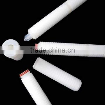 PTFE pleated filter cartridge for Ultrapure Water offered by Manfre                        
                                                Quality Choice