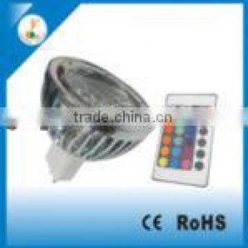 3W cheap price MR16 LED Bulb Spotlights RGB 240V