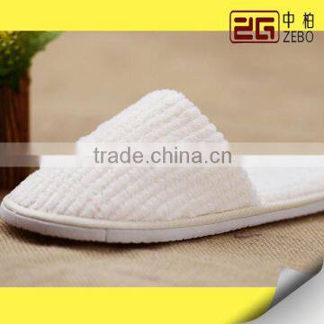 High quality close toe coral plush hotel slipper