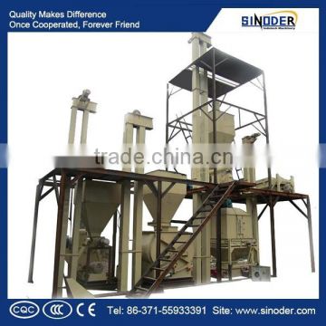 Sinoder Brand CE Complete Feed Granules Production Line Machine feed equipments Animal feed producing equipment