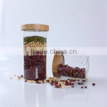 alibaba china round glass jar,borosilicate glass container,seal food storage glass jar