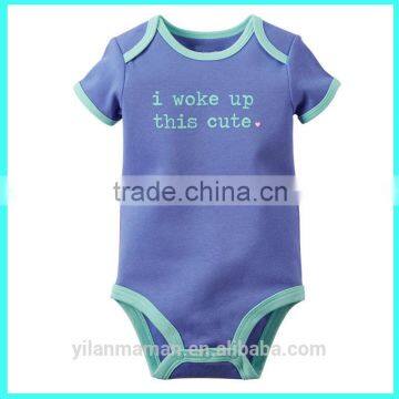 New arrival baby boy creeper infant boy one piece short sleeve baby suit