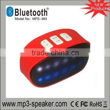 MPS-383 Portable mini bluetooth speaker with u disk /TF/MIC/BT/AUX