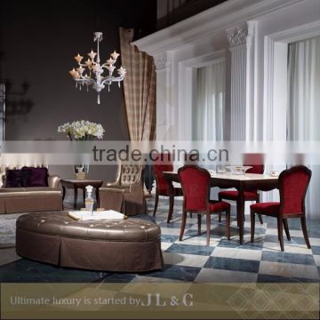 Dinning Room Latest Design Neoclassical Dining Table-AT06 Dining Table- JL&C Luxury Home Furniture