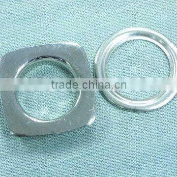GUN METAL metal square eyelet