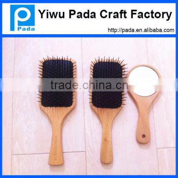 wooden massage brush