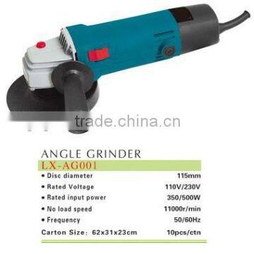 high quality 4.5" 115mm 500w electric angle grinder AG-001