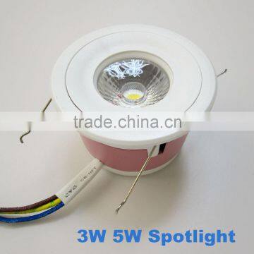TIWIN 2pcs/pack Pink 5w cob small led spot light / Best selling led recessed ceiling