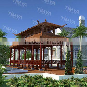 outdoor aluminum frame doubl layer gazebo usati