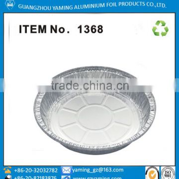 disposable aluminium 8 inch take out aluminum foil pizza pan with paper lid