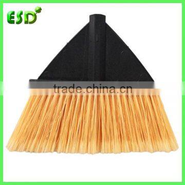 ESD Low Price Hard Bristle Triangle Broom With Metal Handle