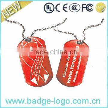 eco-friendly cheap nickle free dog tag necklace