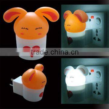 Triggering rabbit lamp,led night lamp