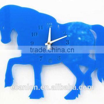 2015 new design Laser Cutting for specialized shape wall clocks