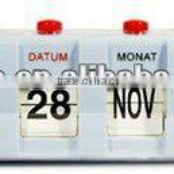 Plastic flip calendar clock for gift RD9850