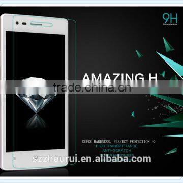 Best selling tempered glass screen protector for OPPO R831T,9H,2.5D, tempered glass screen protector