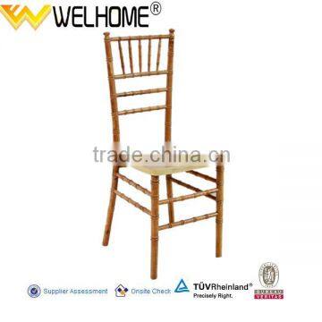 hotsale gold color wooden chivari chair tiffany chair