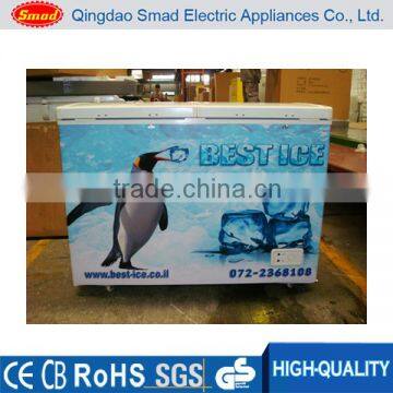 double solid door deep freezer, used deep freezers for sale