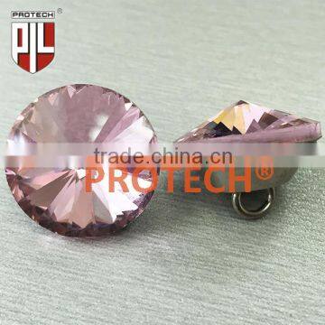 22mm Upholstery Crystal Buttons With Nail for Sofa Decoration photo-5