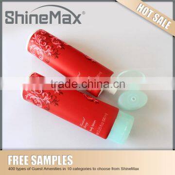 Silky scented hair conditioner empty plastic tubes