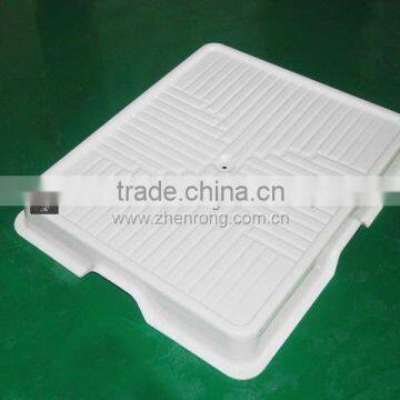 square shaped thick vacuum forming plastic tray