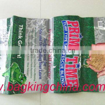 color printed woven bag for rice packing 50kg