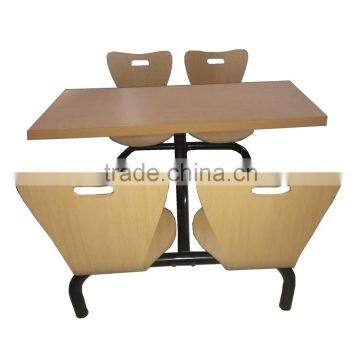 QVB JIANDE TONGDA High Quality Cheap School Cafeteria Furniture Fastfood Restaurant Tables