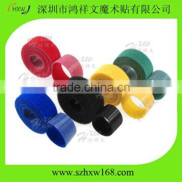 Multi-Color Flexible Reusable Hook and Loop Cable Ties