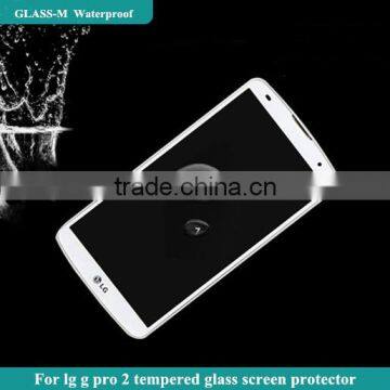 For lg g pro 2 glass shield 9h nano tempered glass shield